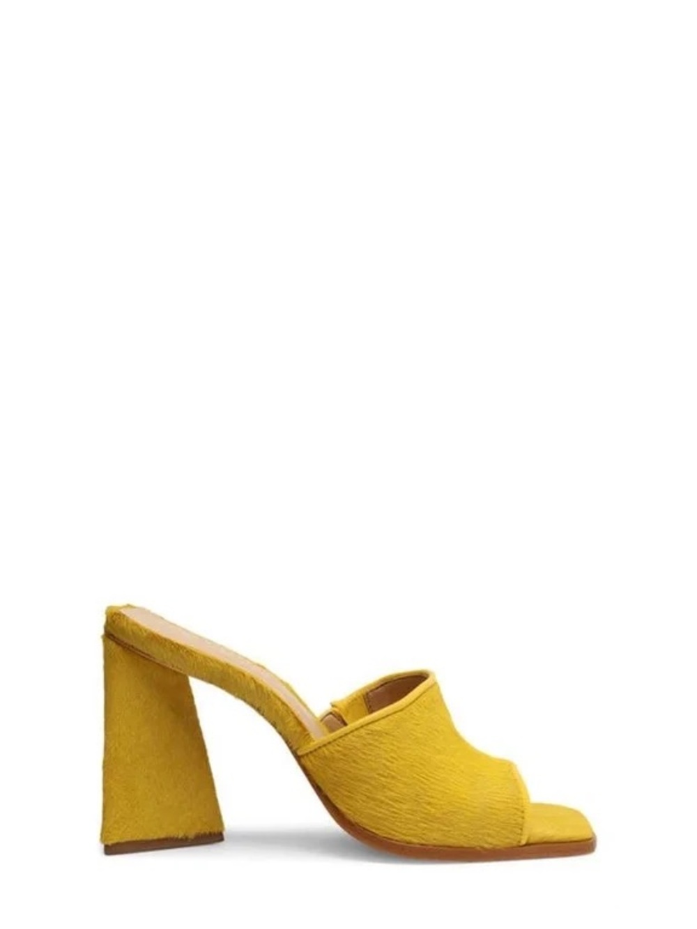 SCHUTZ Leather Lizah Sandals - Yellow